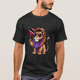 T-shirt Drapeau de Trinité-et-Tobago Lion Mignon Racine To