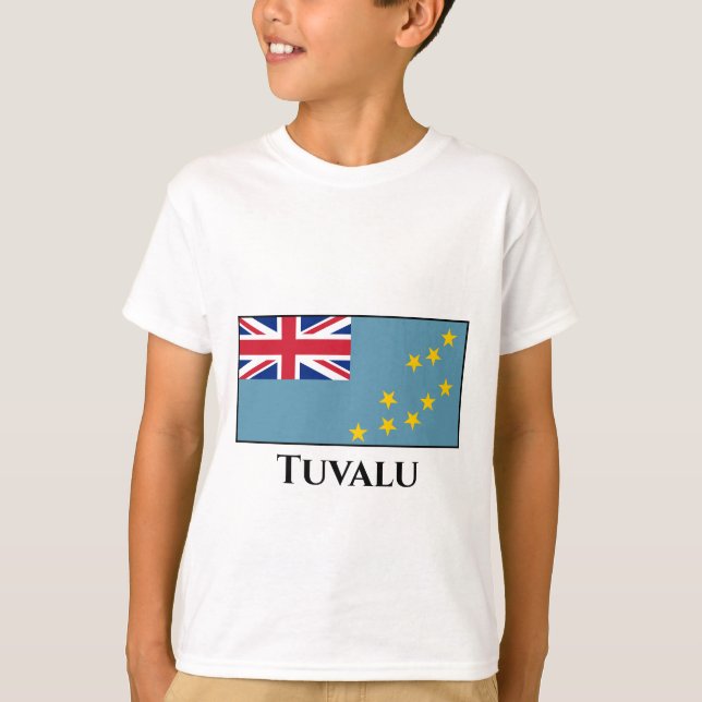 T-shirt Drapeau de Tuvalu (Tuvaluan) (Devant)