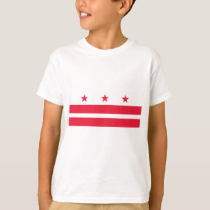 T-shirt Drapeau de Washington D.C. (District de Columbia)