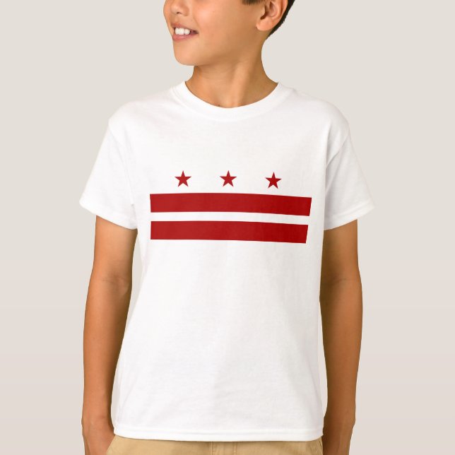 T-shirt Drapeau de Washington DC (Devant)