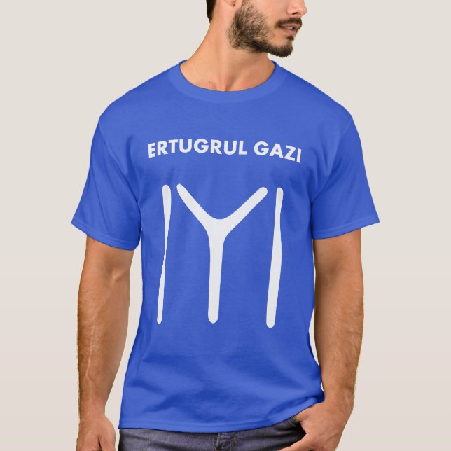 T-shirt Drapeau d'Ertugrul Gazi - de Kayi (Devant)