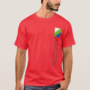 T-shirt Drapeau des Abruzzes (Italie)
