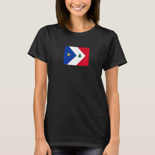 T-shirt Drapeau des Acadiens de Nouvelle-Angleterre