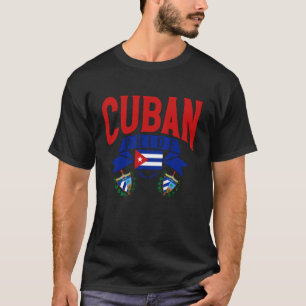 T-shirt Drapeau des Armoiries de la Fierté Cubaine pour Ho