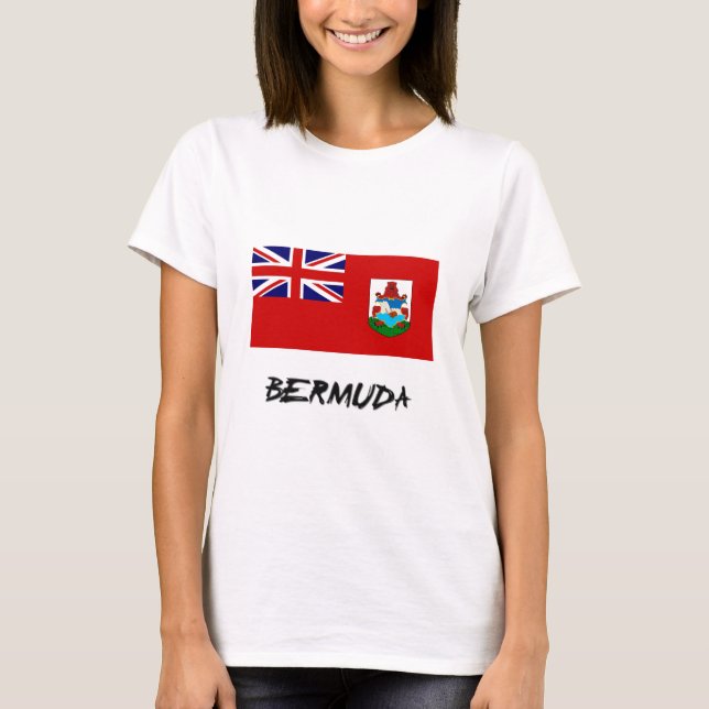 T-shirt Drapeau des Bermudes (Devant)