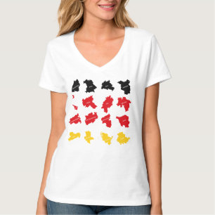 T-shirt Drapeau des États allemands