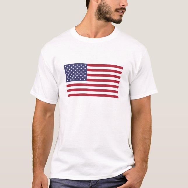 T-shirt Drapeau des États-Unis (Devant)