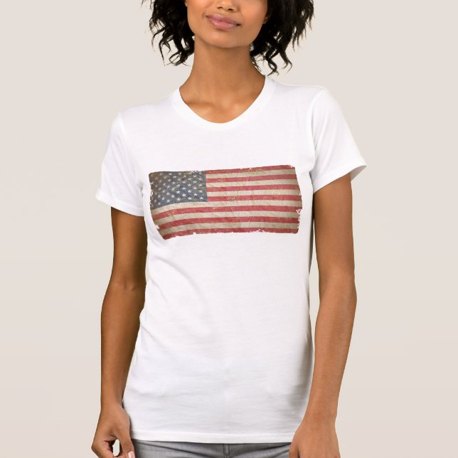 T-shirt Drapeau des Etats-Unis (Devant)
