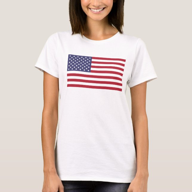 T-shirt Drapeau des États-Unis (Devant)
