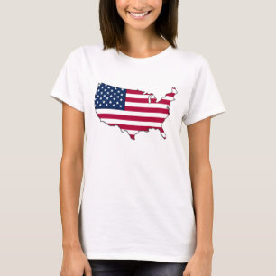 T-shirt Drapeau des Etats-Unis - chemise