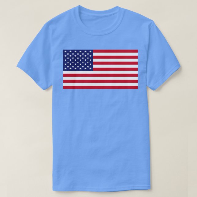 T-shirt Drapeau des États-Unis d'Amérique (Design devant)
