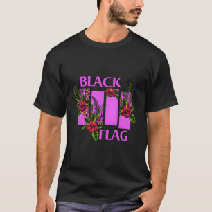 T-shirt Drapeau des fleurs d'été