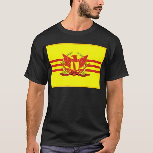 T-shirt Drapeau des forces militaires de la République du  (Devant)