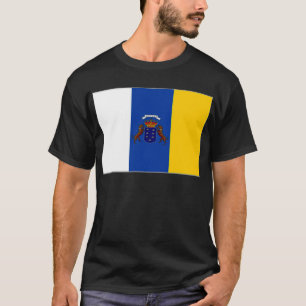 T-shirt Drapeau des Îles Canaries de l'Espagne
