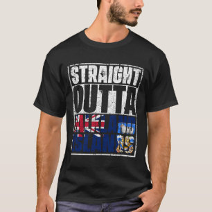 T-shirt Drapeau des îles Falkland de Strright Outta