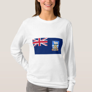 T-shirt Drapeau des îles Falkland (Territoire britannique)