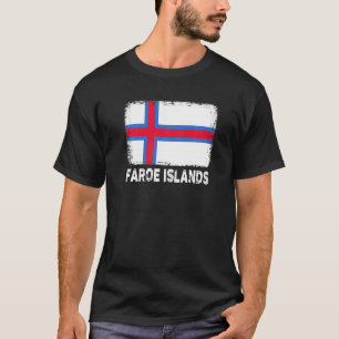 T-shirt Drapeau des îles Féroé Soutenir les femmes féroïe