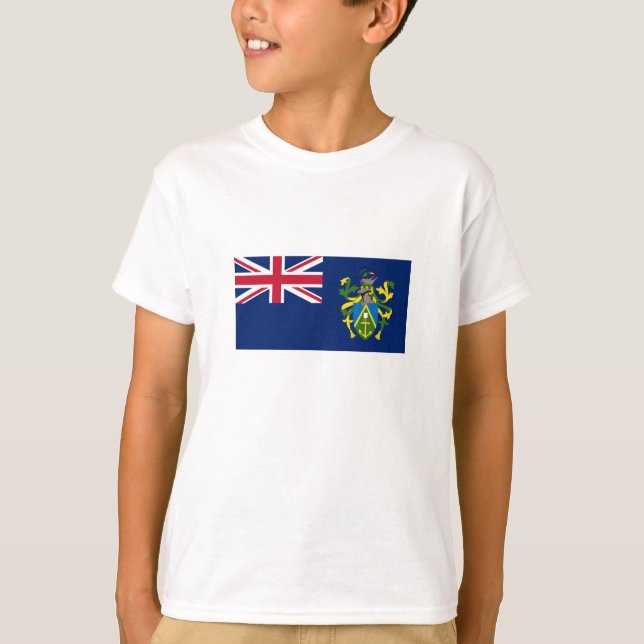 T-shirt Drapeau des îles Pitcairn (Devant)