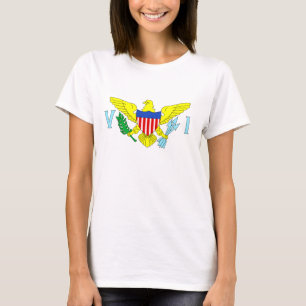 T-shirt Drapeau des îles Vierges américaines