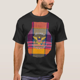 T-shirt Drapeau des îles Vierges américaines Ste Croix M