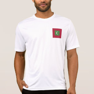 T-shirt Drapeau des Maldives