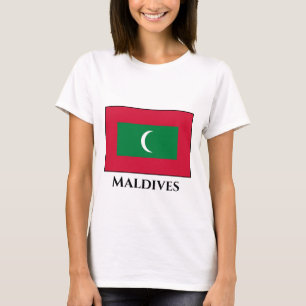 T-shirt Drapeau des Maldives