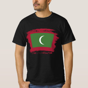 T-shirt Drapeau des Maldives