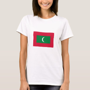 T-shirt Drapeau des Maldives