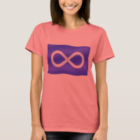 Drapeau des Métis Femmes Tee Organic First Nation