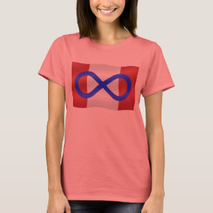 T-shirt Drapeau des Métis Femmes Tee Organic Metis Canada 