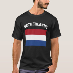 T-shirt Drapeau des Pays-Bas Gras Néerlandais Origine des 
