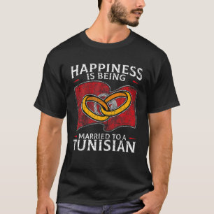T-shirt Drapeau Des Racines De La République Mariage Tunis