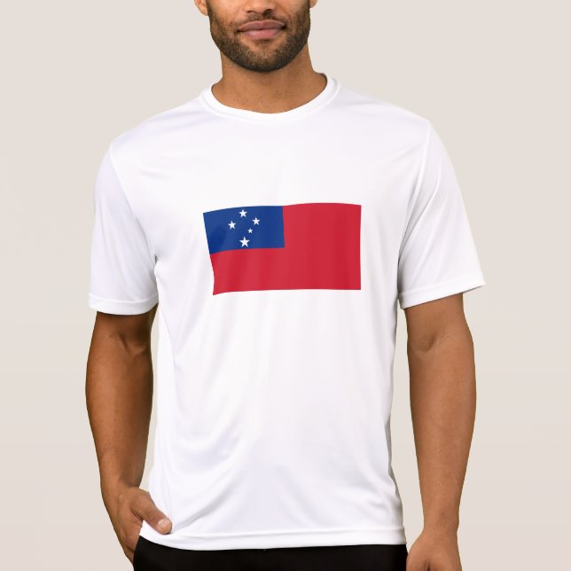 T-shirt Drapeau des Samoa (Devant)