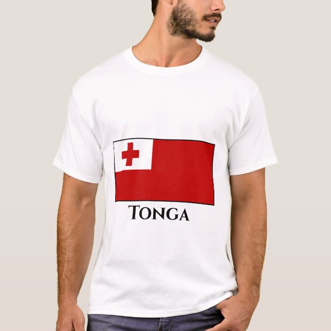 T-shirt Drapeau des Tonga (Devant)