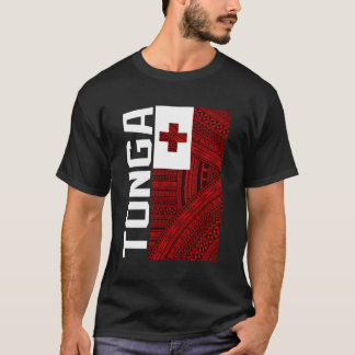 T-shirt Drapeau des Tonga