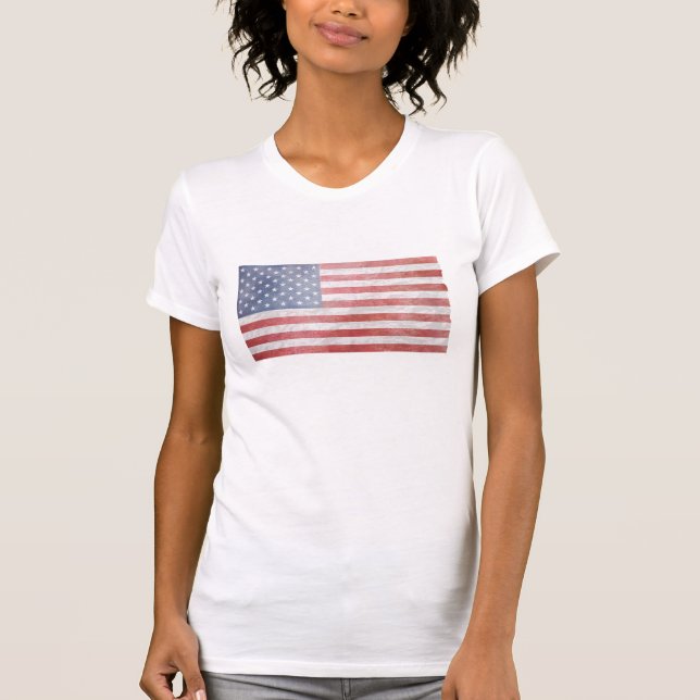 T-shirt Drapeau des USA (Devant)