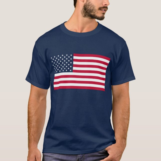 T-shirt Drapeau des USA (Devant)