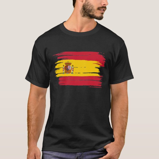 T-shirt Drapeau d'Espagne (Devant)
