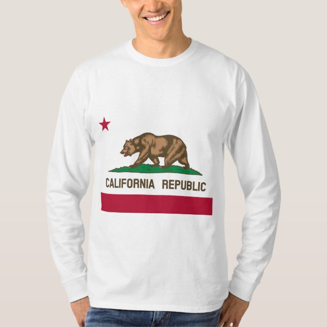 T-shirt Drapeau d'État de Californie (Devant)