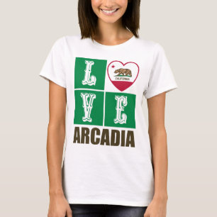 T-shirt Drapeau d'État de Californie Centre Arcadie