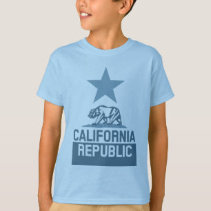 T-shirt Drapeau d'État de la RÉPUBLIQUE DE CALIFORNIE
