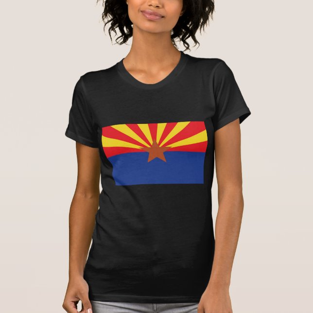 T-shirt Drapeau d'état de l'Arizona (Devant)