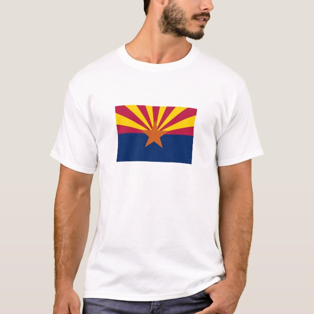 T-shirt Drapeau d'État de l'Arizona (Devant)