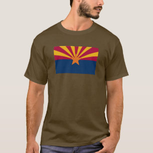 T-shirt Drapeau d'état de l'Arizona