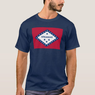 T-shirt Drapeau d'État de l'Arkansas