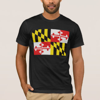 T-shirt Drapeau d'état du Maryland