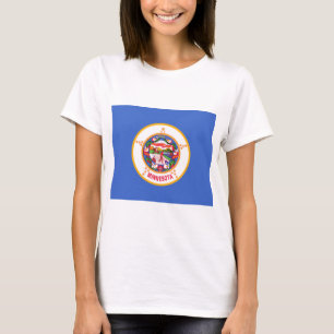 T-shirt Drapeau d'État du Minnesota