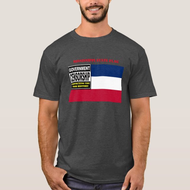T-SHIRT DRAPEAU D'ÉTAT DU MISSISSIPPI (Devant)