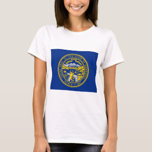 T-shirt Drapeau d'État du Nebraska