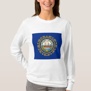 T-shirt Drapeau d'Etat du New Hampshire